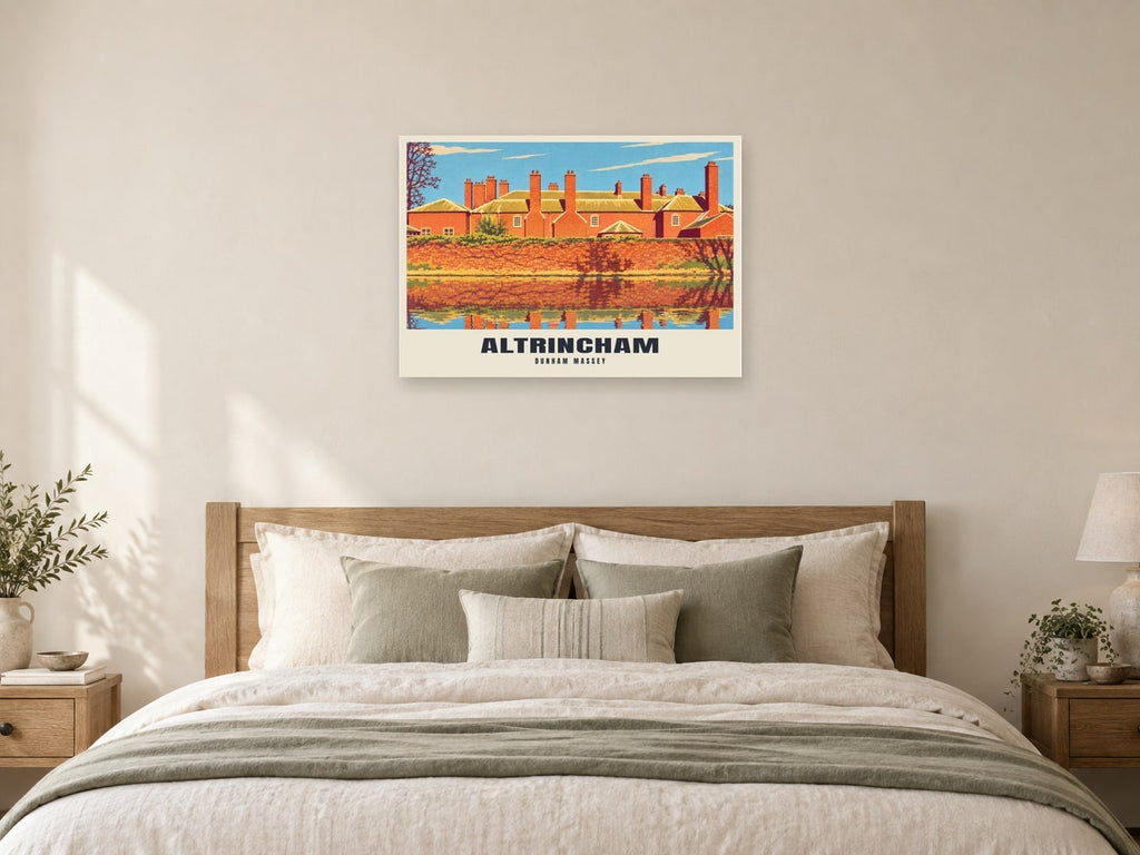 Dunham Massey, Altrincham Poster at A1, as a poster, above a bed