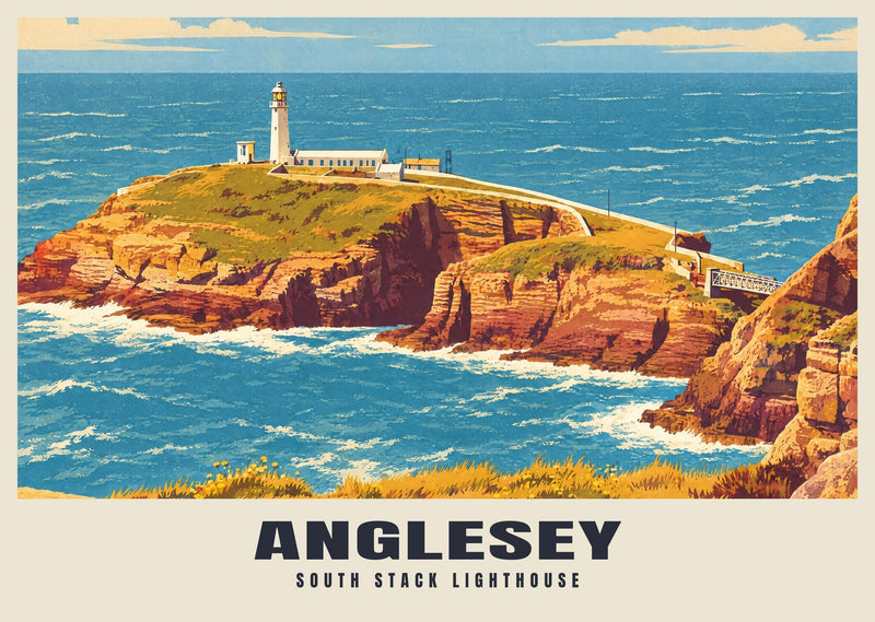 South Stack Lighthouse, Anglesey Poster