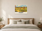 The Stone Circle, Avebury Poster at A1, as a poster, above a bed
