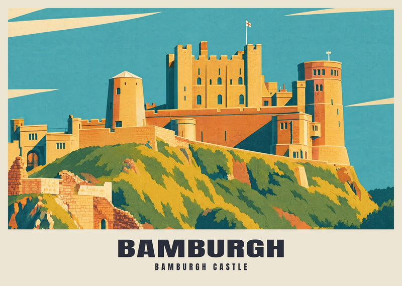 Bamburgh Castle Poster