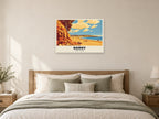 Barry Island Poster at A1, as a poster, above a bed