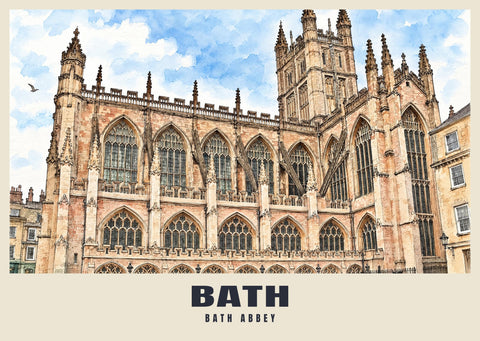 Bath Abbey Poster