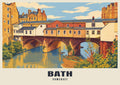 Bath vintage-style poster