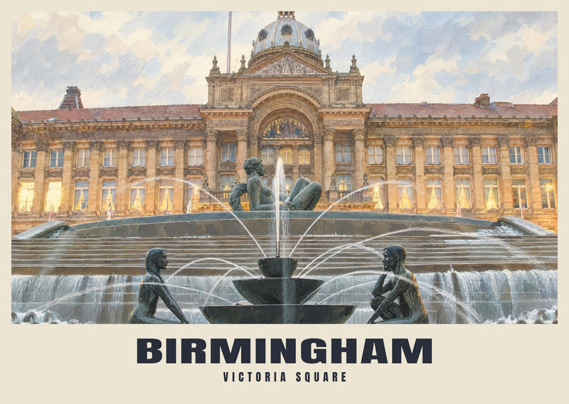 Victoria Square, Birmingham Poster