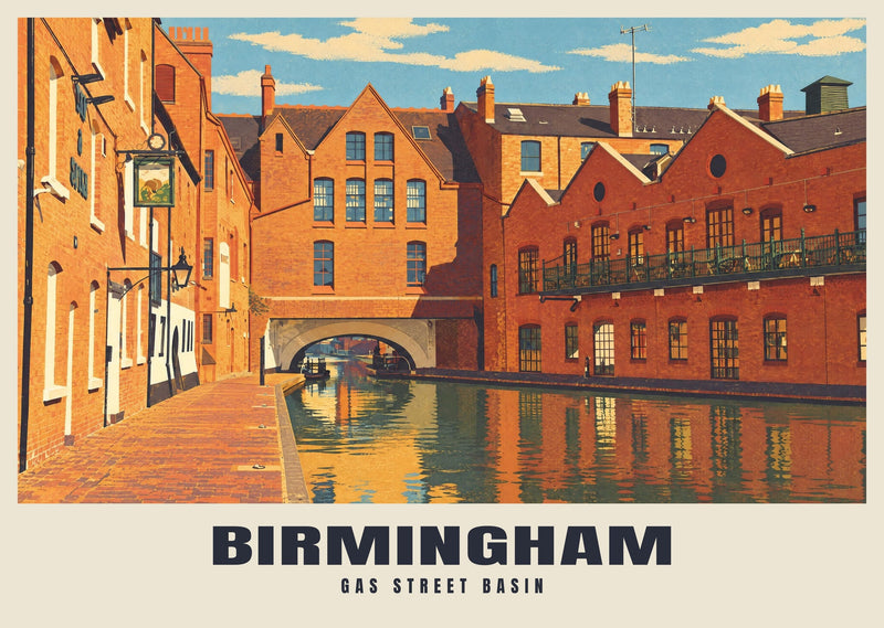 Gas Street Basin, Birmingham Poster