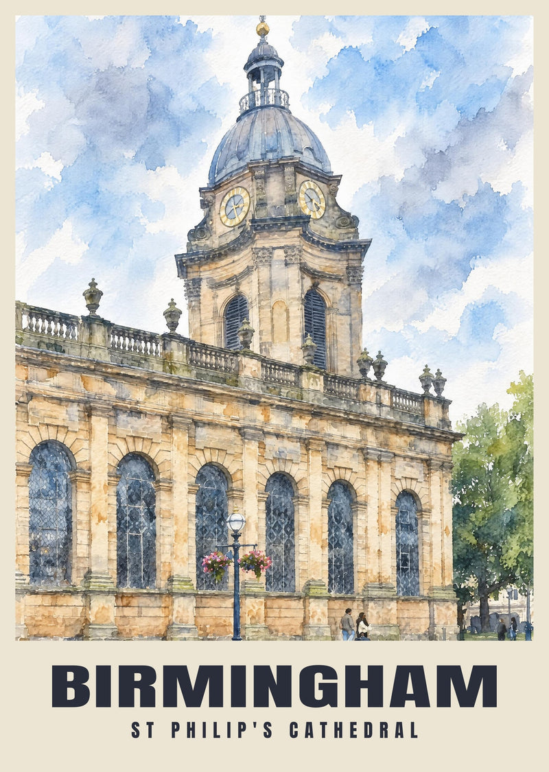 St Philip's Cathedral, Birmingham Poster