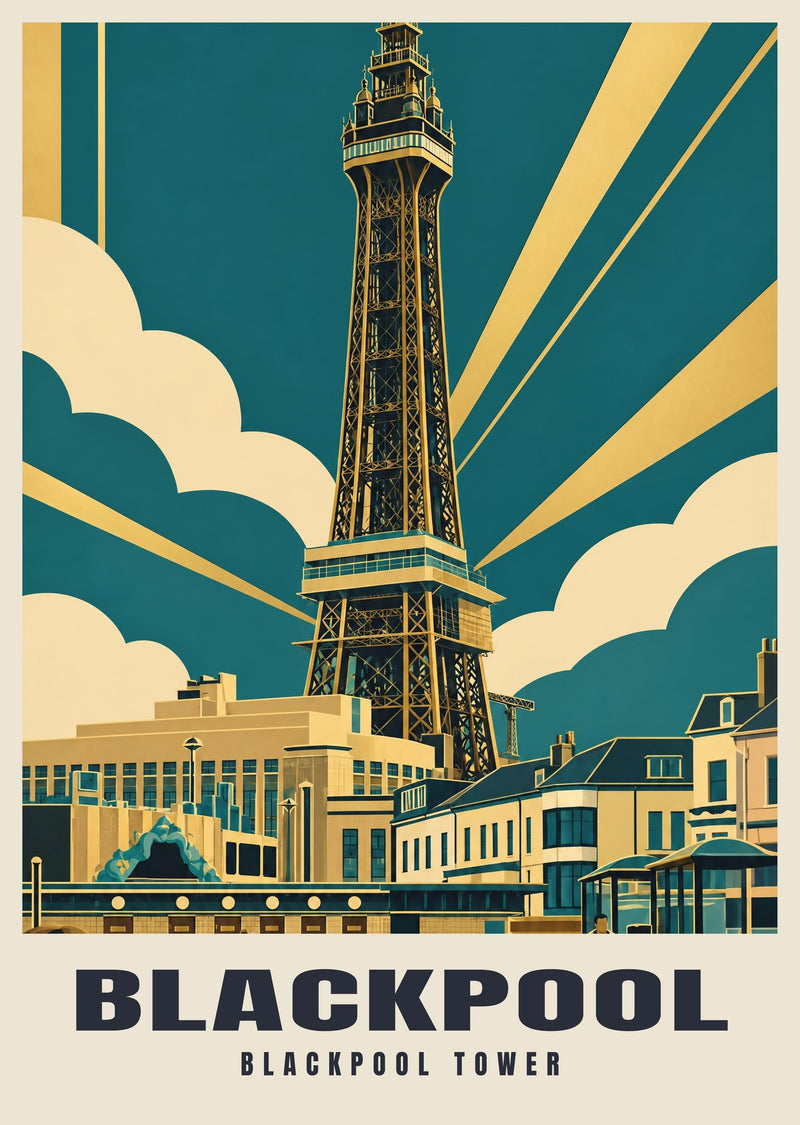 Blackpool Tower Poster