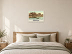 From the Pier, Brighton, 1890s Heritage Print at A2, as a poster, above a bed