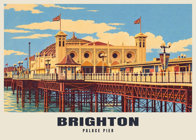 Palace Pier, Brighton Poster