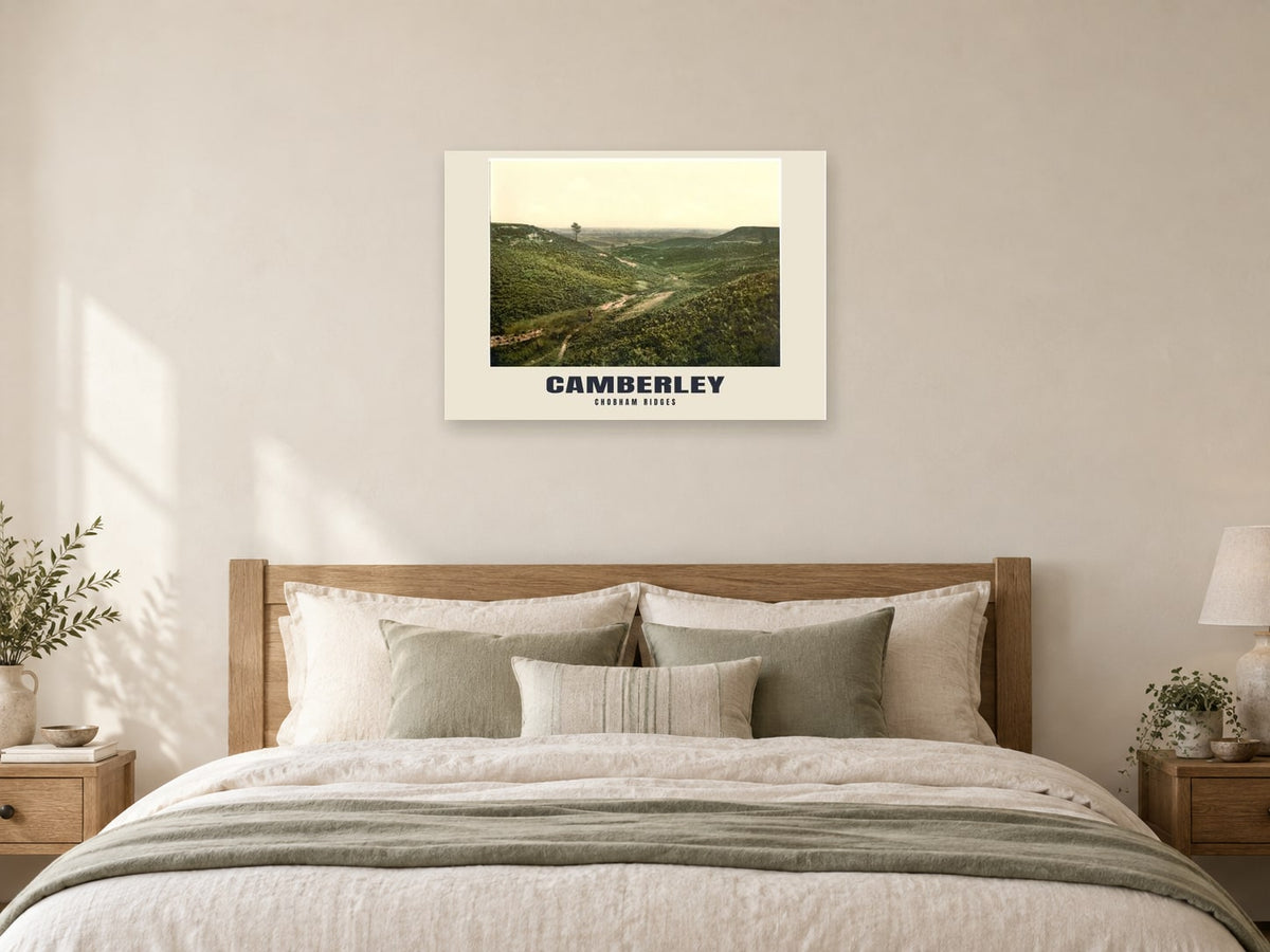 Chobham Ridges, Camberley, c. 1890–1900 Heritage Print at A1, as a poster, above a bed