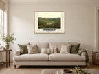 Chobham Ridges, Camberley, c. 1890–1900 Heritage Print at A1, in a natural wood frame, in a sitting room