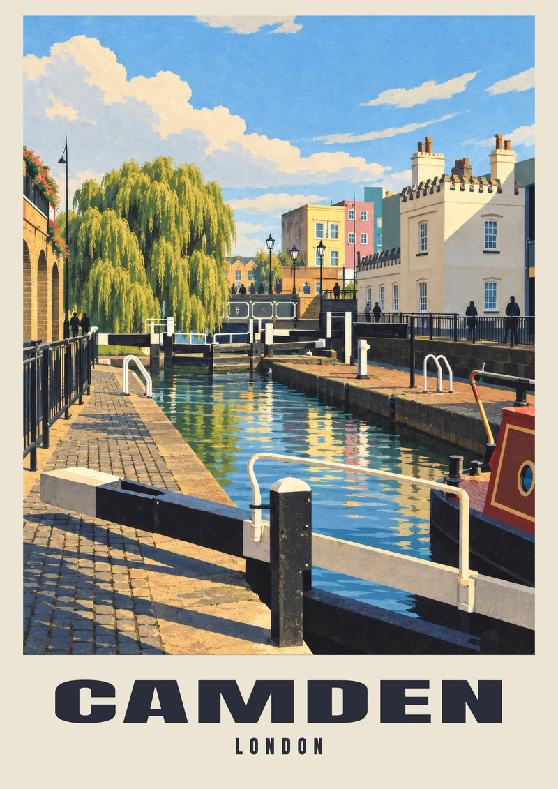 Camden Lock Poster