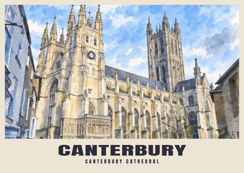Canterbury Cathedral Poster