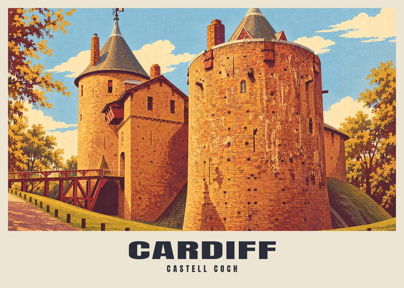 Castell Coch, Cardiff Poster