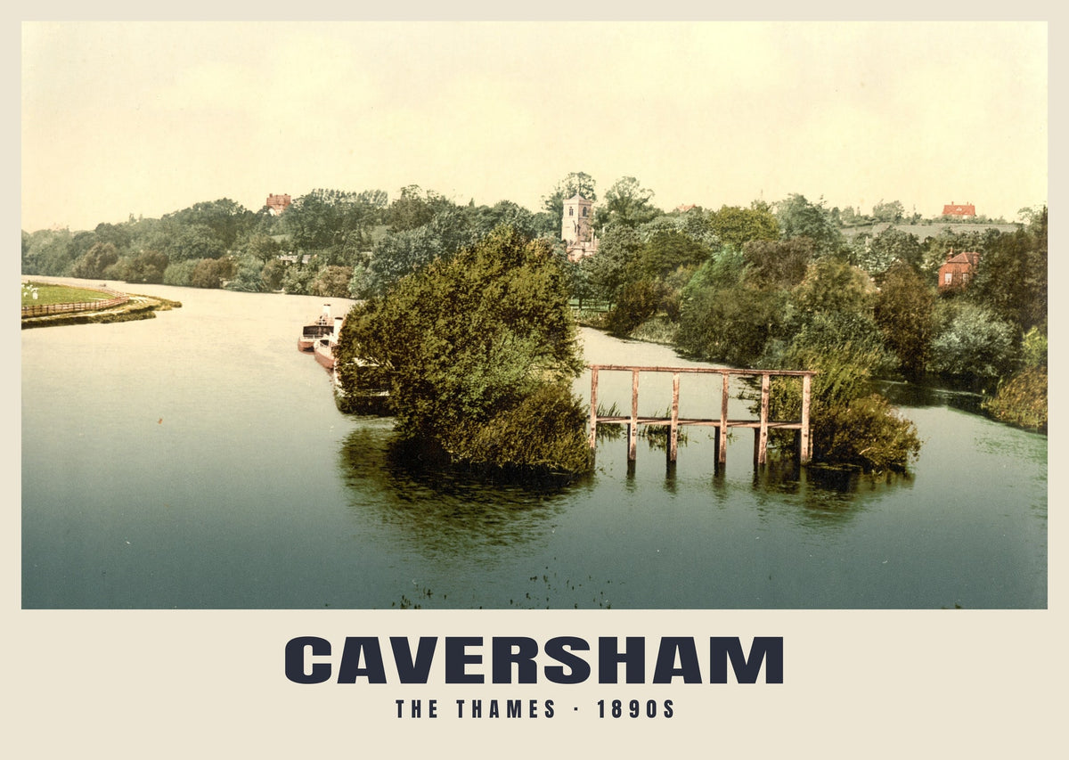 Caversham poster, The Thames · 1890s