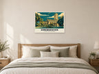 St John the Baptist Church, Cirencester Poster at A1, as a poster, above a bed