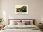 Cliveden Reach and House, Cookham, c. 1890–1900 Heritage Print at A1, as a poster, above a bed