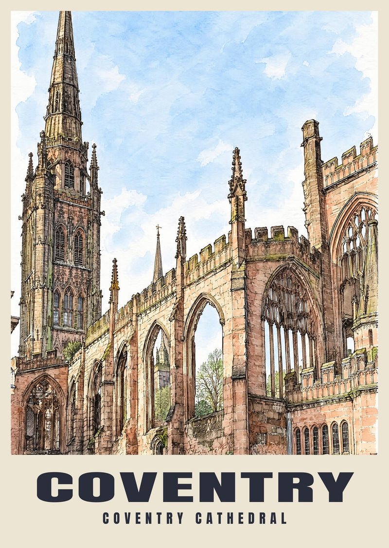Coventry Cathedral Poster