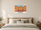 Dalkeith Palace Poster at A1, as a poster, above a bed