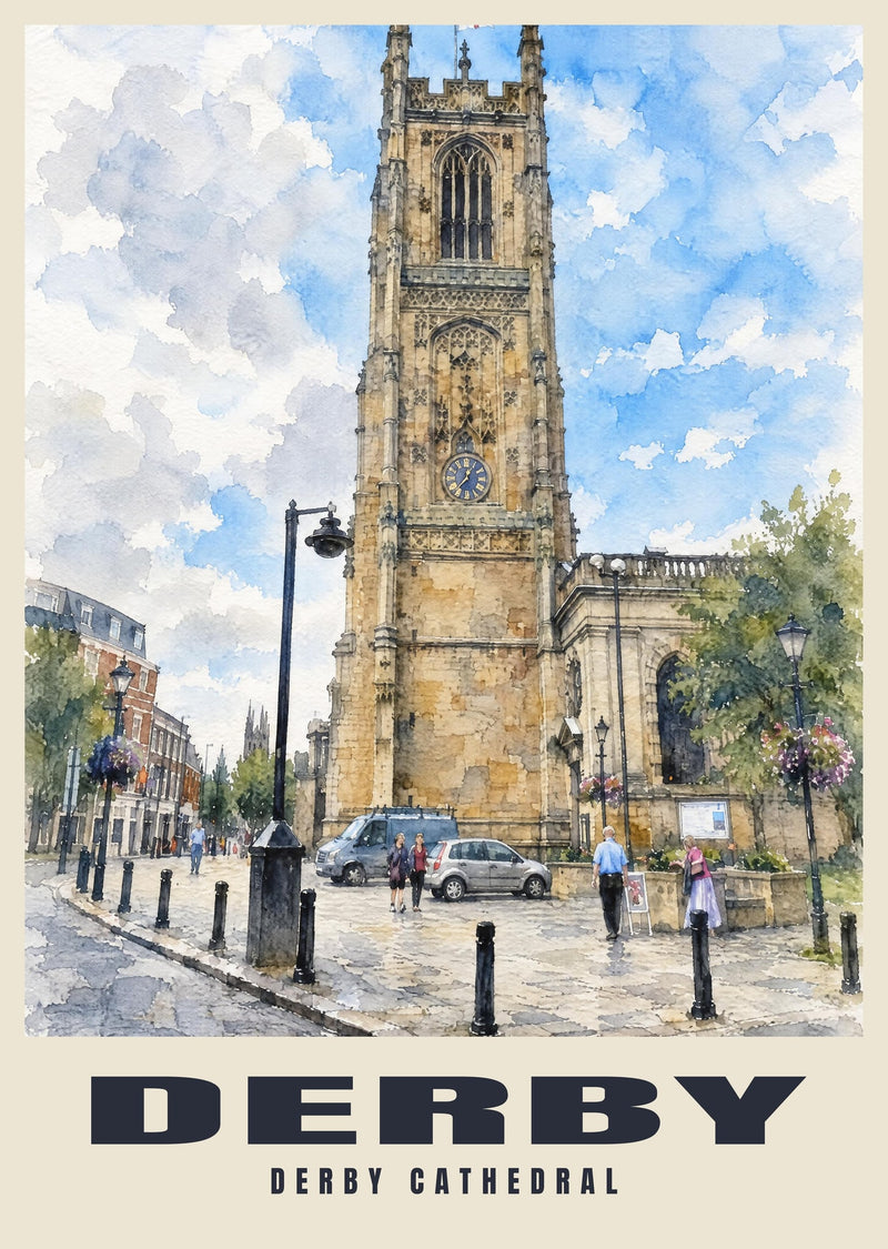 Derby Cathedral Poster