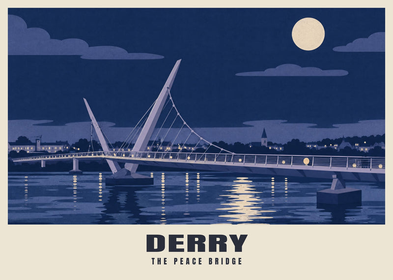 The Peace Bridge, Derry Poster