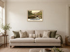 Ashness Bridge, Derwentwater, 1890s Heritage Print at A2, in a natural wood frame, in a sitting room