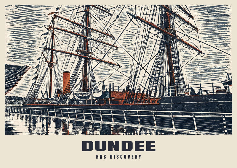 RRS Discovery, Dundee Poster