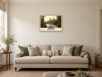 Durham Cathedral, 1890s Heritage Print at A2, in a natural wood frame, in a sitting room