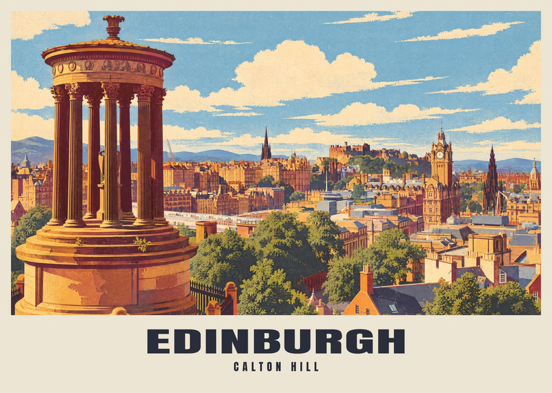 Calton Hill, Edinburgh Poster