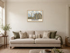 St Giles' Cathedral, Royal Mile, Edinburgh British Heritage Poster at A2, in a natural wood frame, in a sitting room