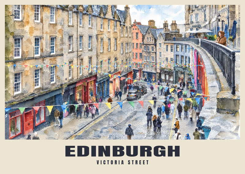 Victoria Street, Edinburgh Poster