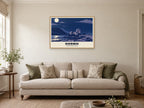 Eilean Donan Castle, Dornie Poster at A1, in a natural wood frame, in a sitting room