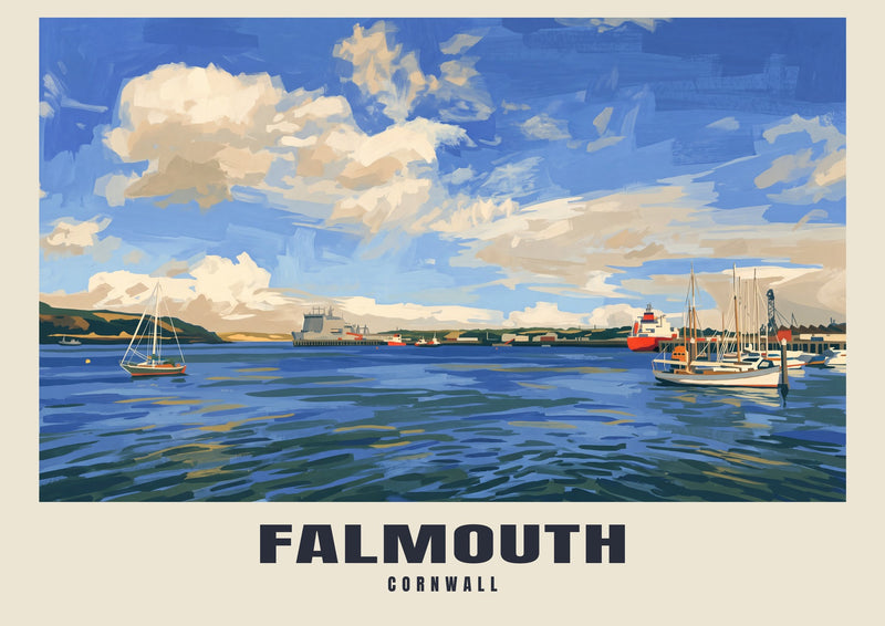 Falmouth — Gouache Art Print