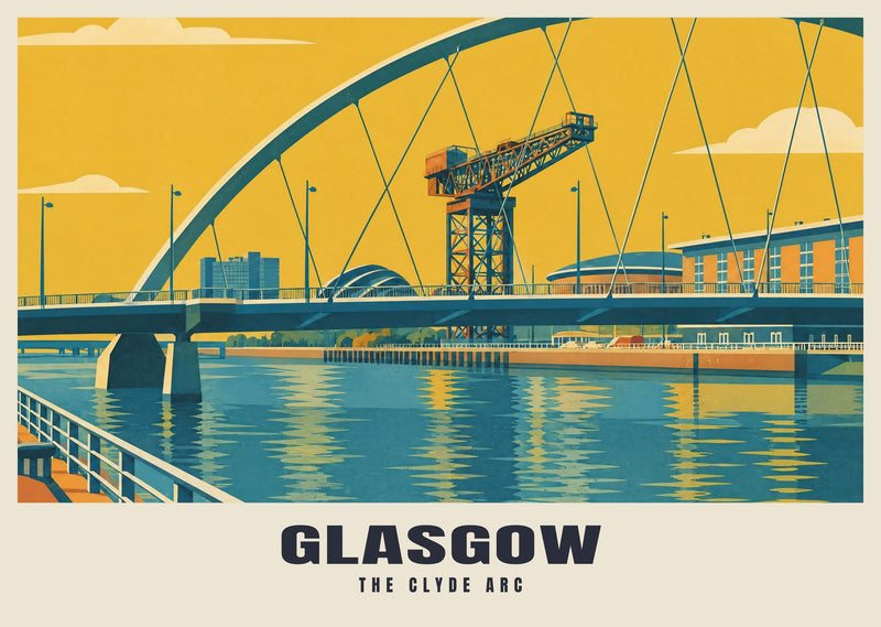 The Clyde Arc, Glasgow Poster