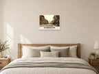 Westgate Street, Gloucester, 1890s Heritage Print at A2, as a poster, above a bed