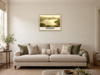 Grasmere, 1890s Heritage Print at A2, in a natural wood frame, in a sitting room
