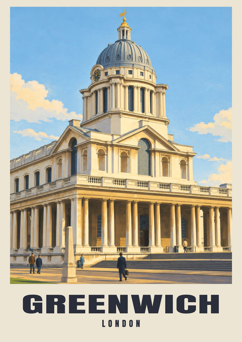 Old Royal Naval College, Greenwich Poster
