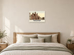 Abbot's Hospital, Guildford, 1890s Heritage Print at A2, as a poster, above a bed