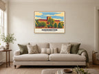 St Mary's Collegiate Church, Haddington Poster at A1, in a natural wood frame, in a sitting room