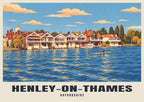 Henley-on-Thames vintage-style poster