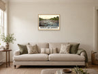 Henley Regatta, 1890s Heritage Print at A2, in a natural wood frame, in a sitting room