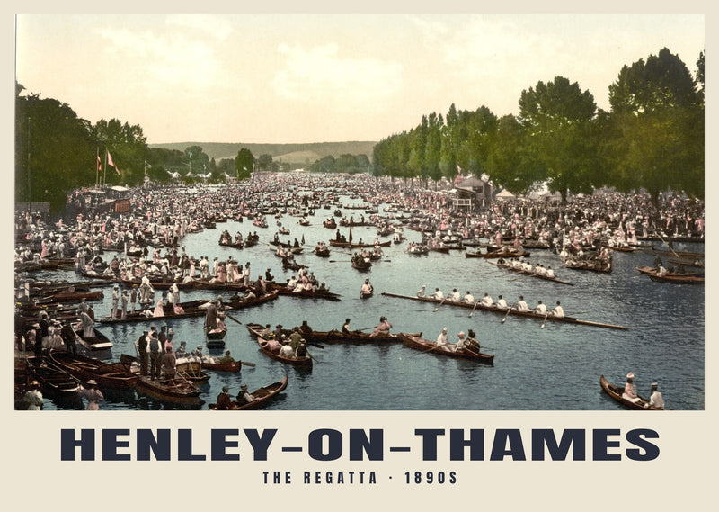 Henley Regatta, 1890s Heritage Print