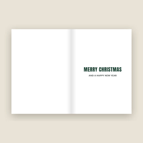 Inside the Ambleside Christmas card: Merry Christmas and a Happy New Year