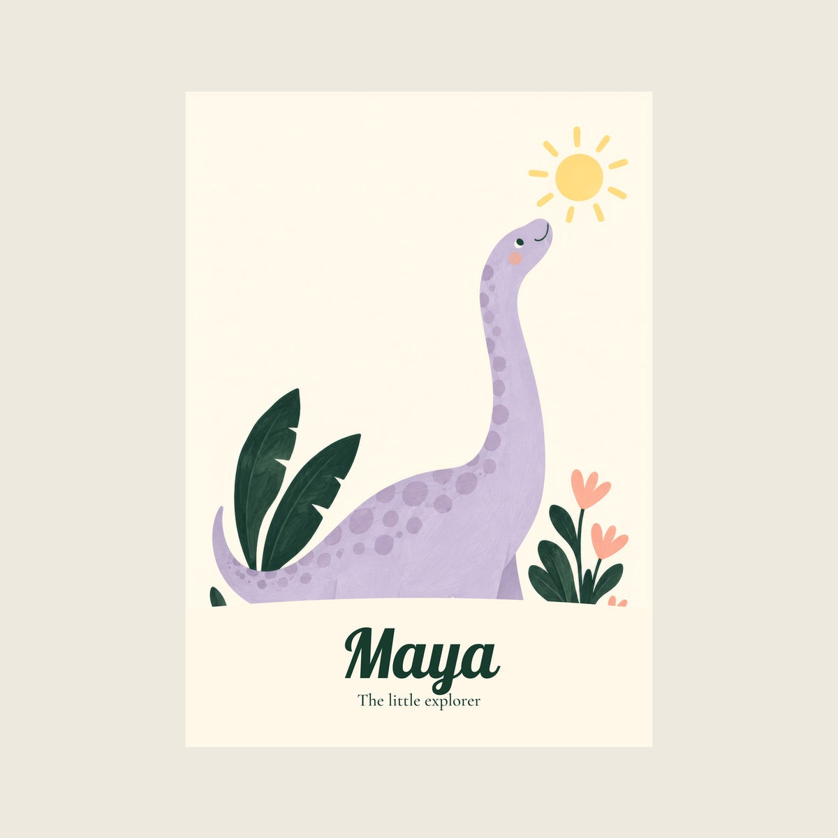 My Dinosaur Adventure Personalised Print