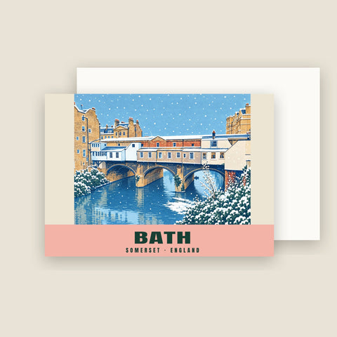 Pulteney Bridge, Bath Christmas Cards (Pack of 10)