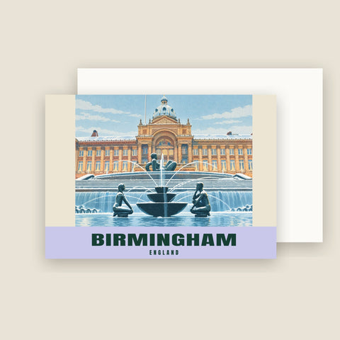 Victoria Square, Birmingham Christmas Cards (Pack of 10)