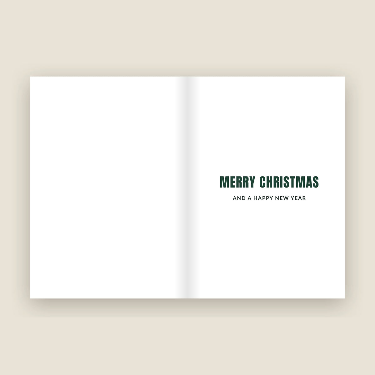 Inside the Blackpool Christmas card: Merry Christmas and a Happy New Year