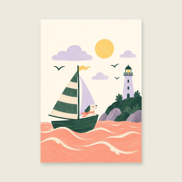Seaside Explorer Children’s Print