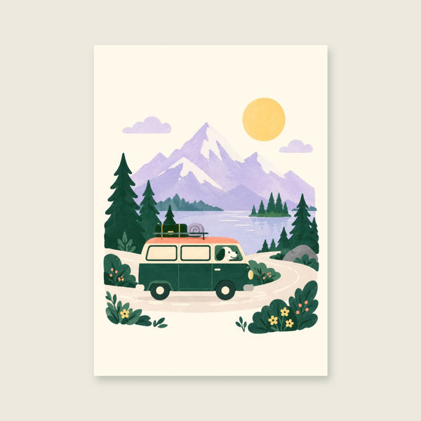 Adventure Camper Children’s Print
