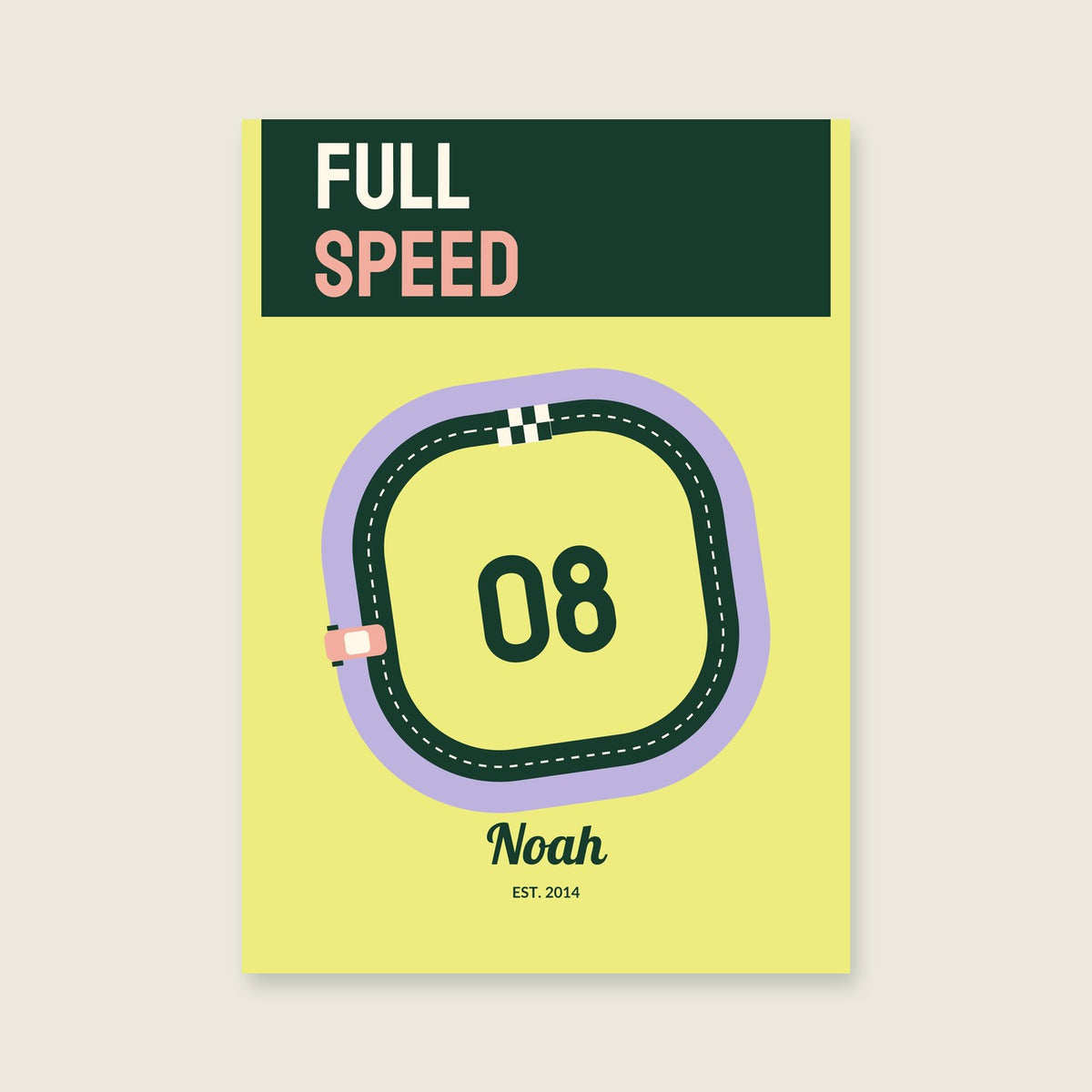 Full Speed Personalised Print